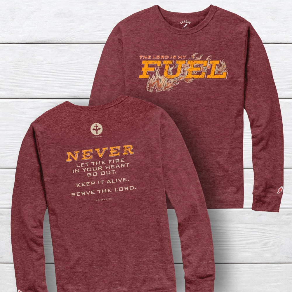 The Lord is My Fuel Long Sleeve Tee image 1