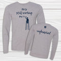 He's Still Working on Me - Long Sleeve Tee image 0